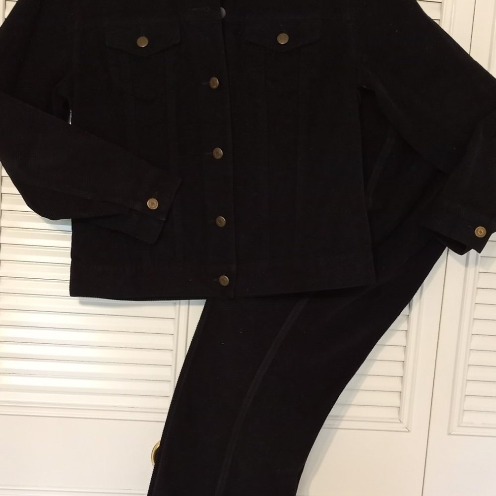 Jones of New York Sport - Black Corduroy Jean Outfit